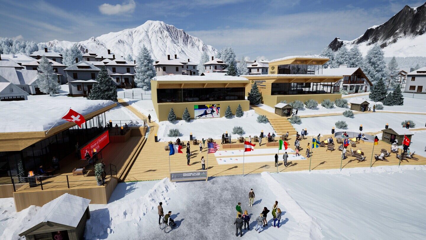 Winter Olympic: A first look at WBD’s studios in Cortina, Italy that will broadcast live each day during Milano Cortina 2026